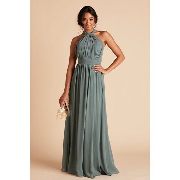 Birdy Grey Grace Convertible Dress in Sea Glass Chiffon - Picture 10 of 13